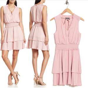 Sam Edelman Tie Neck Mini Dress